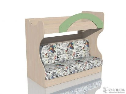РИКО Кровать 2-ярусная с диваном