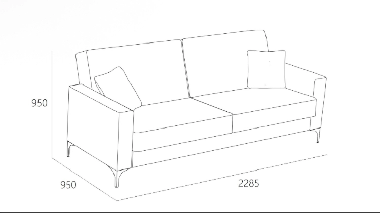 Диван-кровать Алекс 3т Модель 047