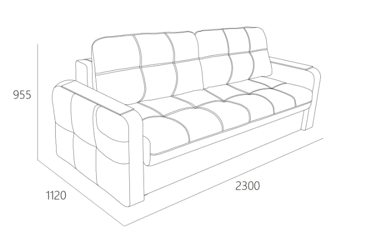 Диван-кровать SMART 3 "SMART" 3