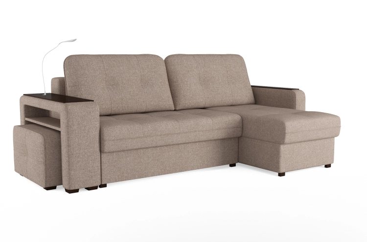 Диван-кровать угловой "SMART 4" Б4-2т-1пф-Б3