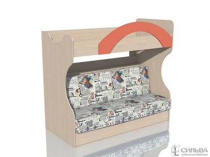 РИКО Кровать 2-ярусная с диваном