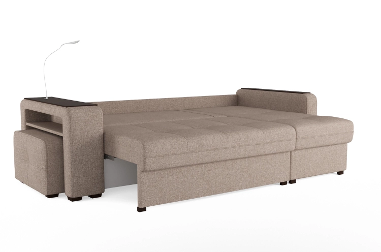 Диван-кровать угловой "SMART 4" Б4-2т-1пф-Б3