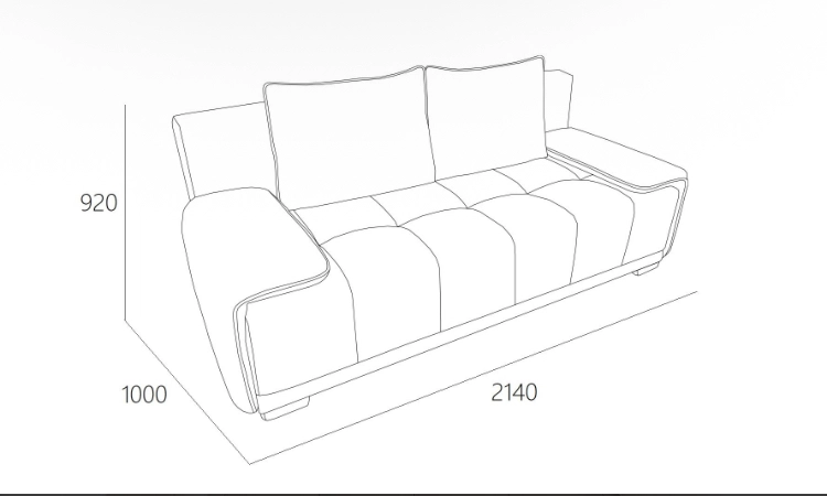Диван-кровать "Милан 1" Модель 032