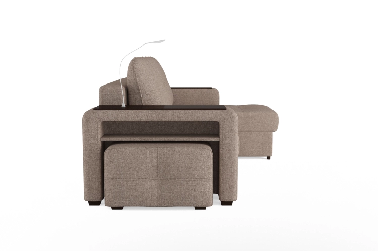 Диван-кровать угловой "SMART 4" Б4-2т-1пф-Б3